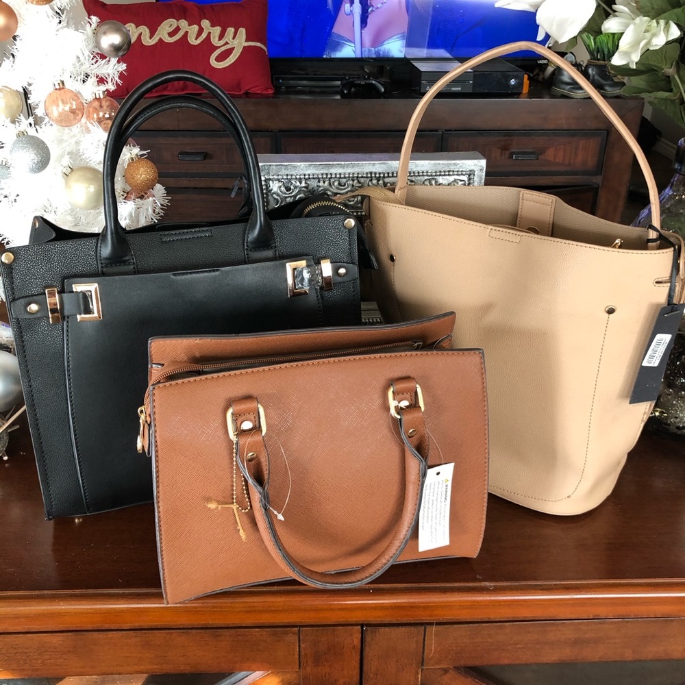 3 new bags handbag shoulder bag bucket bag